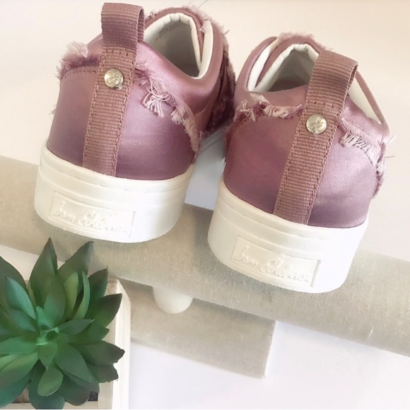 Sam Edelman Sateen Frayed Platform Sneaker Women’s Sizes 7.5 & 9 NWOB - Picture 7 of 14